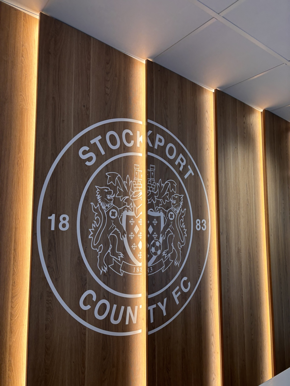 Stockport County Football Education environment and branding